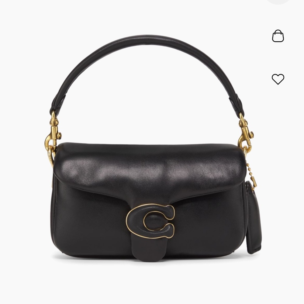 Coach Black Leather Women's Bag